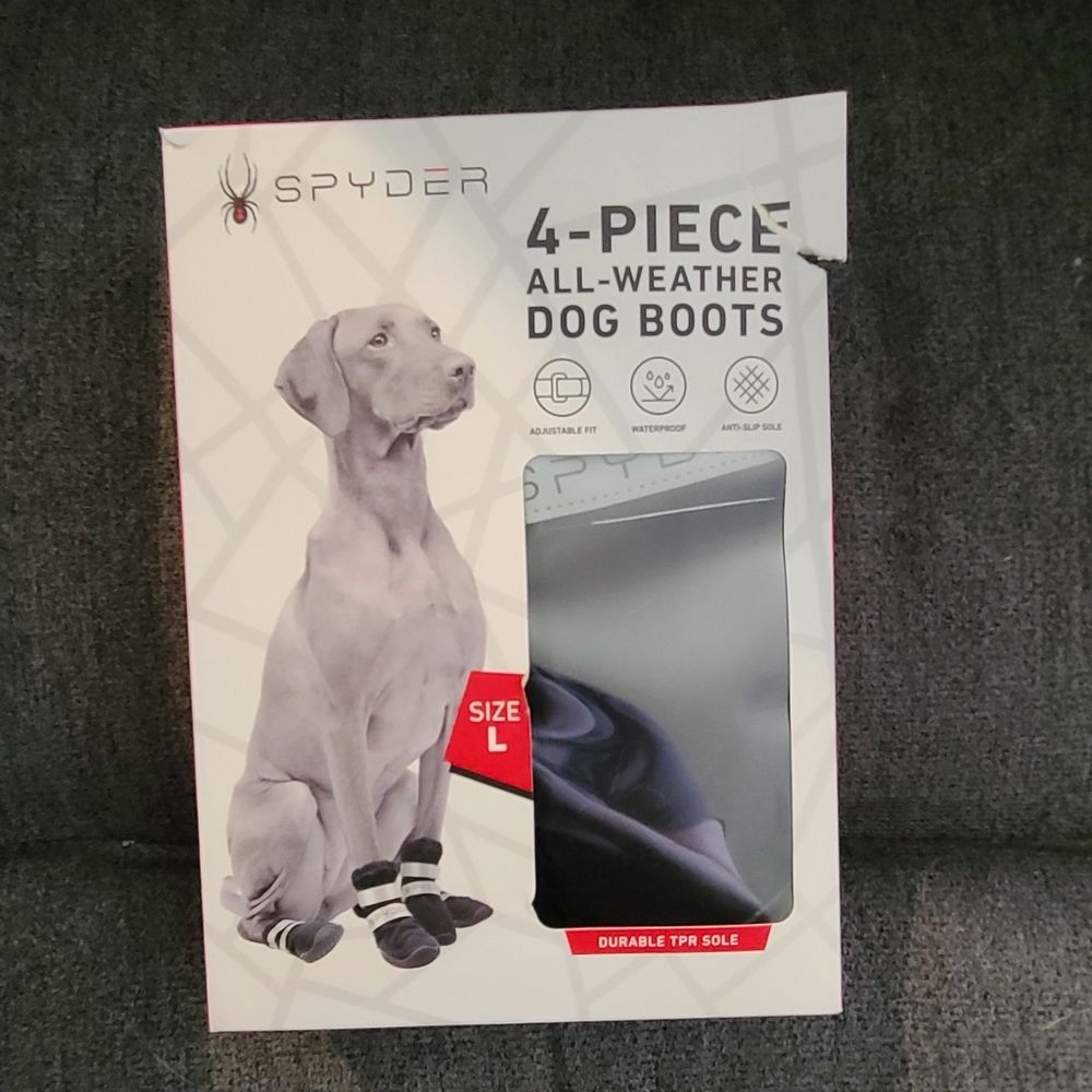 Spyder Black Dog Boots - Size L